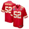 Kansas City Chiefs #52 Creed Humphrey Super Bowl LVIII Game Jersey – Red