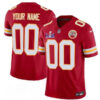 Kansas City Chiefs Active Player Custom Red FUSE Super Bowl LVIII Patch Vapor Jersey