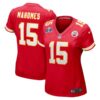 Kansas City Chiefs #15 Patrick Mahomes Super Bowl LVIII Game Jersey – Red
