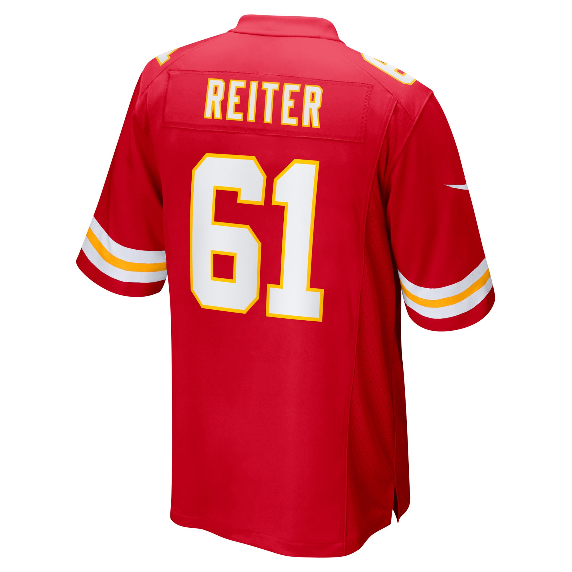 Austin Reiter Kansas City Chiefs Nike Game Player Jersey Red - Image 3