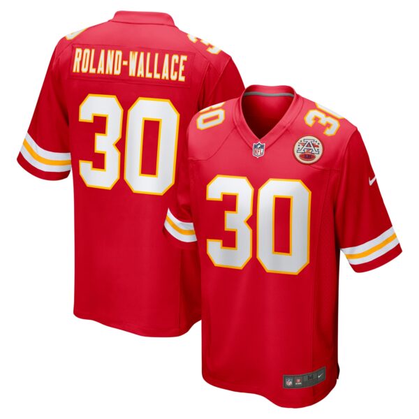Chris Roland Wallace Kansas City Chiefs Nike Game Jersey Red