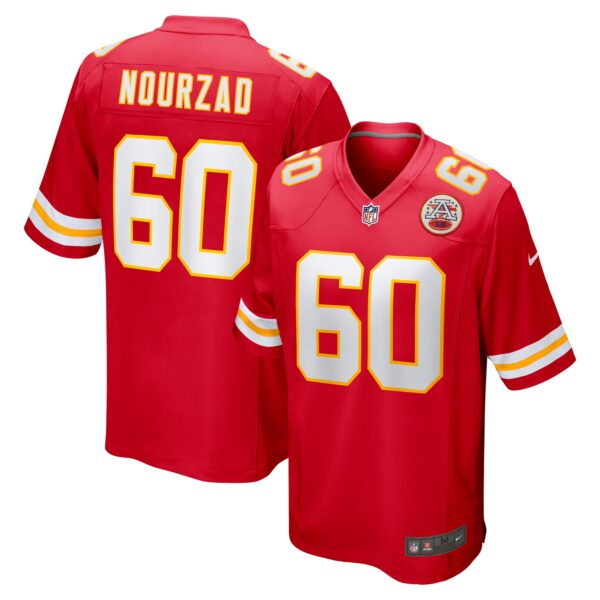 Hunter Nourzad Kansas City Chiefs Nike Game Jersey Red