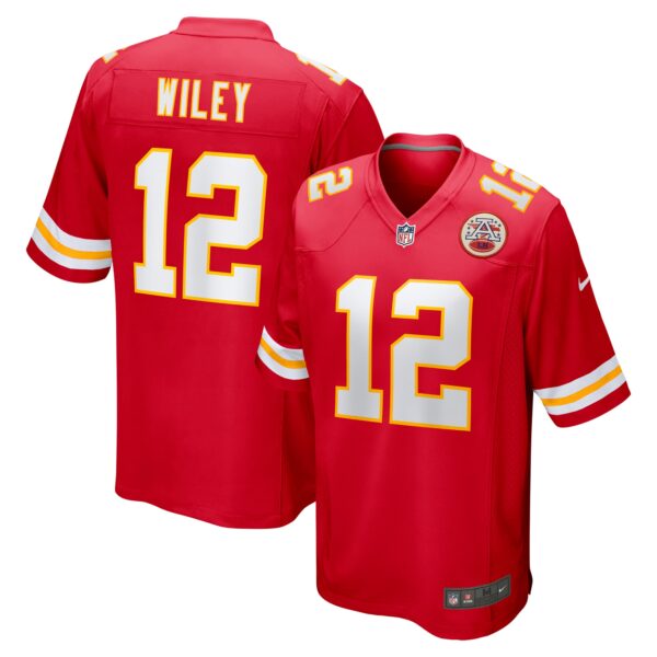 Jared Wiley Kansas City Chiefs Nike Game Jersey Red