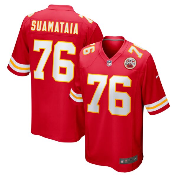 Kingsley Suamataia Kansas City Chiefs Nike Game Jersey Red