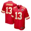 Nazeeh Johnson Kansas City Chiefs Nike Game Player Jersey Red