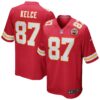 Travis Kelce Kansas City Chiefs Nike Game Jersey Red