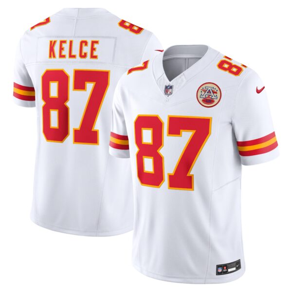 Travis Kelce Kansas City Chiefs Nike Vapor FUSE Limited Jersey White