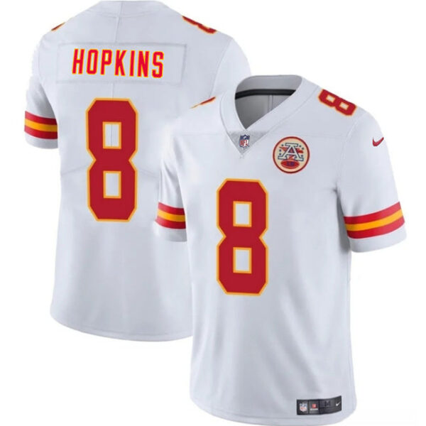 Kansas City Chiefs #8 Deandre Hopkins White Vapor Untouchable Limited Stitched Football Jersey