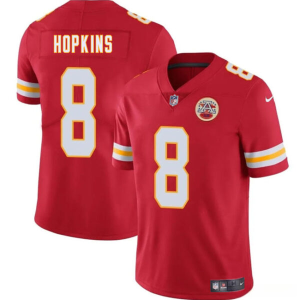 Kansas City Chiefs #8 Deandre Hopkins Red Vapor Untouchable Limited Stitched Football Jersey