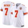 Kansas City Chiefs #7 Harrison Butker White 2024 FUSE Vapor Untouchable Limited Football Stitched Jersey