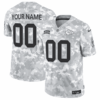 Kansas City Chiefs Active Player Custom 2024 FUSE Arctic Camo Salute To Service Limited Football Stitched Jersey
