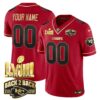 Chiefs Super Bowl LVIII & Back 2 Back Gold Patch Vapor Custom Jersey – All Stitched – Men – Red Special