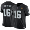 Las Vegas Raiders #16 Jakobi Meyers Black 2023 FUSE With John Madden Jersey