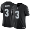 Las Vegas Raiders #3 Zamir White Black FUSE Vapor Football Stitched Jersey