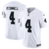 Las Vegas Raiders #4 Aidan O’connell White 2023 FUSE Vapor Jersey