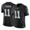 Las Vegas Raiders #11 Tre Tucker Black 2023 FUSE Vapor Untouchable Stitched Football Jersey