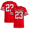 Texas Tech Red Raiders #23 Red Home Stitched Jersey