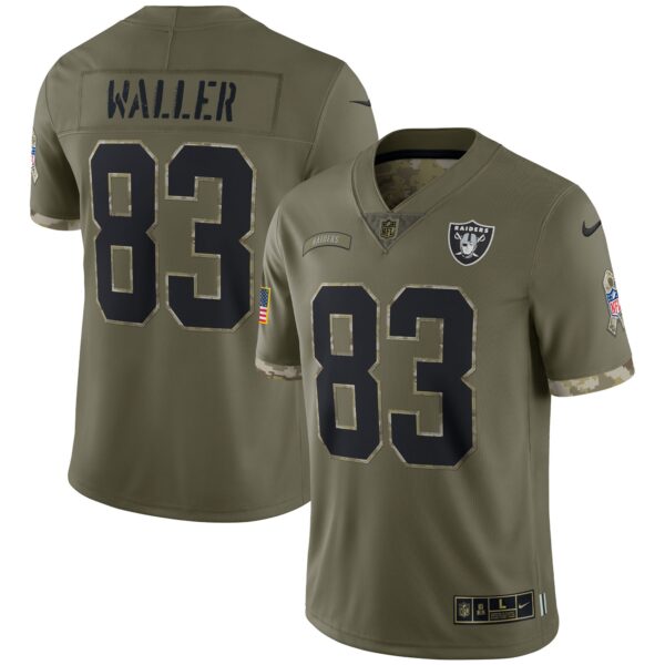 Darren Waller Las Vegas Raiders Nike Salute To Service Limited Jersey Olive