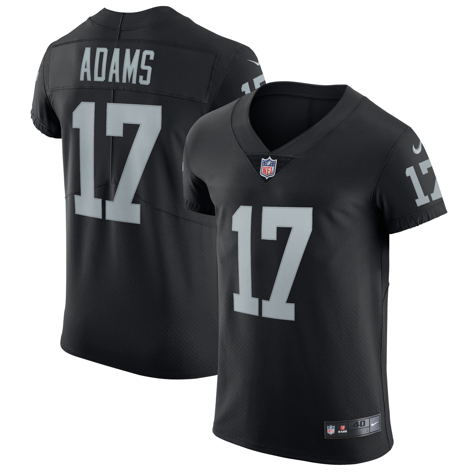 Davante Adams Las Vegas Raiders Nike Vapor Elite Jersey Black
