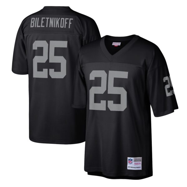 Fred Biletnikoff Las Vegas Raiders Mitchell Ness Legacy Replica Jersey Black