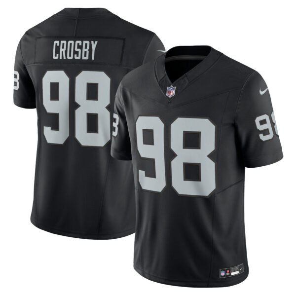 Maxx Crosby Las Vegas Raiders Nike Vapor FUSE Limited Jersey Black