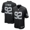Richard Seymour Las Vegas Raiders Nike Retired Player Game Jersey Black