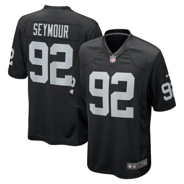Richard Seymour Las Vegas Raiders Nike Retired Player Game Jersey Black
