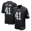 Robert Spillane Las Vegas Raiders Nike Game Player Jersey Black