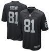 Tim Brown Las Vegas Raiders Nike Game Retired Player Jersey Black