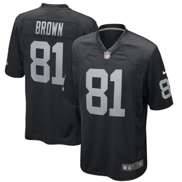 Tim Brown Las Vegas Raiders Nike Game Retired Player Jersey Black