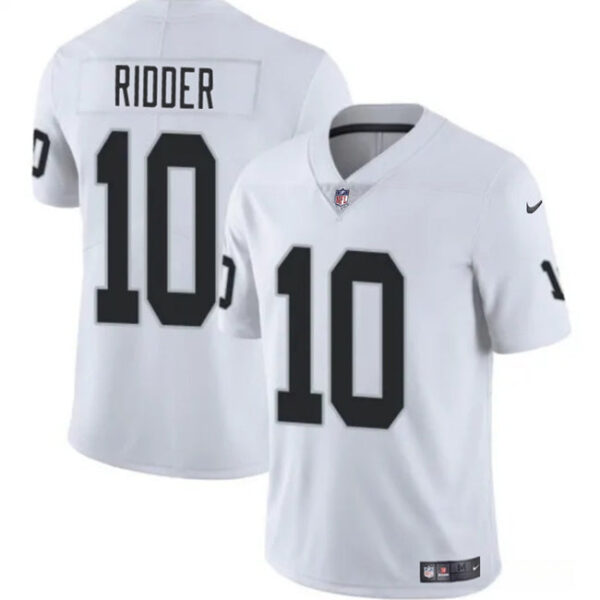 Las Vegas Raiders #10 Desmond Ridder White 2024 Vapor Stitched Football Jersey