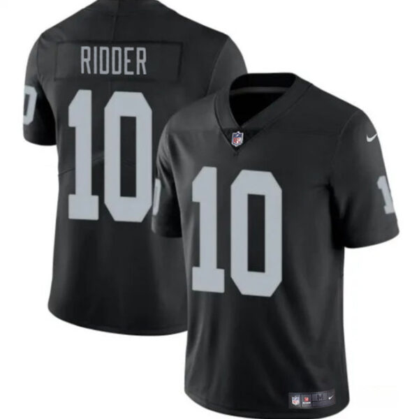 Las Vegas Raiders #10 Desmond Ridder Black 2024 Vapor Stitched Football Jersey