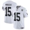 Las Vegas Raiders #15 Gardner Minshew II White 2024 65Th Anniversary Patch Vapor Limited Football Stitched Jersey
