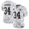 Las Vegas Raiders #34 Bo Jackson Arctic Camo 2024 FUSE Salute To Service Limited Football Stitched Jersey