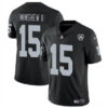 Las Vegas Raiders #15 Gardner Minshew II Black 2024 65Th Anniversary Patch Vapor Limited Football Stitched Jersey