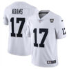 Las Vegas Raiders #17 Davante Adams White 2024 65Th Anniversary Patch Vapor Limited Football Stitched Jersey