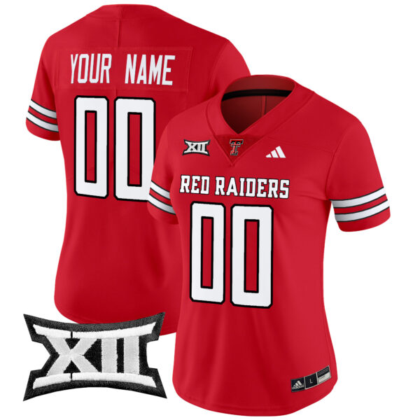 Texas Tech Red Raiders 2024 Vapor Limited Custom Jersey – All Stitched – Women – Red