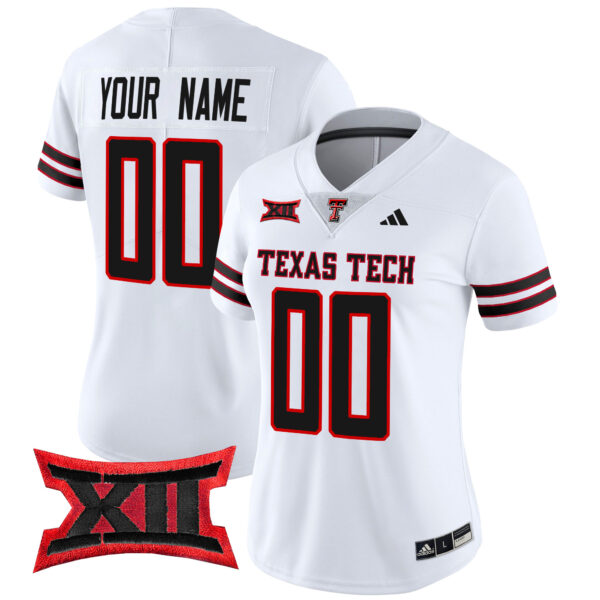 Texas Tech Red Raiders 2024 Vapor Limited Custom Jersey – All Stitched – Women – White