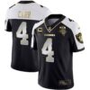 Men’s Raiders Alternate Vapor Black Gold & Black Inverted Limited Inaugural Season Patch – All Stitched – Alternate Limited – Derek Carr