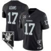 Men’s Raiders Nevada Home Patch Vapor Jersey – All Stitched – Black – Davante Adams