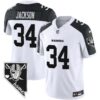 Men’s Raiders Nevada Home Patch Vapor Jersey – All Stitched – Inverted – Bo Jackson