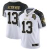 Men’s Raiders Alternate Vapor Black Gold & Black Inverted Limited Inaugural Season Patch – All Stitched – Black Inverted – Hunter Renfrow