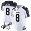 Men’s Raiders Nevada Silver State Patch Vapor Jersey V2 – All Stitched – Inverted – Josh Jacobs