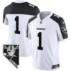 Men’s Raiders Nevada Home Patch Vapor Jersey – All Stitched – Inverted – #1 Team