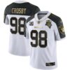Men’s Raiders Alternate Vapor Black Gold & Black Inverted Limited Inaugural Season Patch – All Stitched – Black Inverted – Maxx Crosby