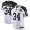 Men’s Raiders Alternate Vapor Black Gold & Black Inverted Limited Inaugural Season Patch – All Stitched – Black Inverted – Bo Jackson