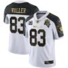 Men’s Raiders Alternate Vapor Black Gold & Black Inverted Limited Inaugural Season Patch – All Stitched – Black Inverted – Darren Waller