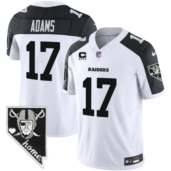 Men’s Raiders Nevada Home Patch Vapor Jersey – All Stitched – Inverted – Davante Adams
