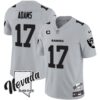 Men’s Raiders Nevada Silver State Patch Vapor Jersey V2 – All Stitched – Gray – Davante Adams