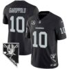 Men’s Raiders Nevada Home Patch Vapor Jersey – All Stitched – Black – Jimmy Garoppolo